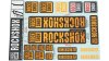 RockShox Dekor Set  XXL orange, schwarz