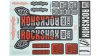 RockShox Dekor Set  XXL silber, orange
