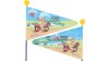 Bike Fashion Sicherheitswimpel  L bunt