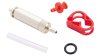 RockShox Entlüftungs-Kit  1 1/8  transparent, rot