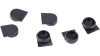 Horn Abdeckstopfen  XL schwarz