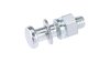 Fix-Nippel Sattelklemmbolzen  1 1/8  silber