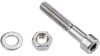Fix-Nippel Sattelklemmbolzen  1 1/8  silber