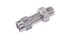 Fix-Nippel Stellschraube  17 mm silber