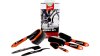 Cyclon Brush Kit  17 mm rot, weiß, schwarz