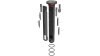 CONTEC Treasure Bar DLX  1,5 mm schwarz, silber