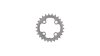 Shimano Deore XT FC-M771  XXL silber