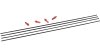 Fulcrum Speichensatz  L schwarz