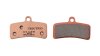 Tektro Scheibenbremsbelag  F1 braun, grau