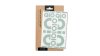 QIO Reflective Sticker  Unisize grün