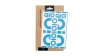 QIO Reflective Sticker  Unisize blau