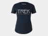 Trek Shirt Trek Stick Logo Tee Women L Navy