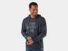 Trek Shirt Trek Bicycle Co Langarm-Hoodie L Heather Nav