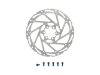 Tektro Rotor Tektro TR180-52 180mm 6-Bolt Silver