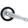 SHIMANO Kurbelgarnitur NEXUS FC-C6000 38 Zähne silber