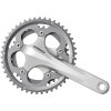 SHIMANO Kurbelgarnitur FC-CX50 10-fach 175 mm 46-36 Zähne Silber