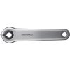 SHIMANO Kurbelarmset SHIMANO E-BIKE SYSTEMS FC-E6100 170 mm Silber
