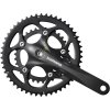 SHIMANO Kurbelgarnitur FC-R345 9-fach 175 mm 50-34 Zähne Schwarz