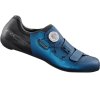 SHIMANO SHIMANO Fahrradschuhe RC502 Damen/Herren Road SPD-SL Größe 44 breit Blau