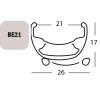 Exal FELGE BE 21, 27,5  32L SCHW 21-584 VL:6,5MM EINFACHOESEN