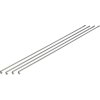 Exal SPEICHE 2MM,GLATT,SILB,276MM,100ST