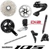 SHIMANO Gruppe 105 Di2 12 Fach, 172,5 mm, 50-34Z.