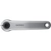 SHIMANO Kurbelarm SHIMANO E-BIKE SYSTEMS FC-E6100 links 175 mm Silber