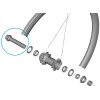 SHIMANO Hohlachse für WH-R9270-C50-TU-F VR