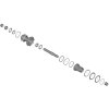 SHIMANO Hohlachse für WH-R9270-C50-TU-R HR