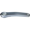 SHIMANO Kurbelarm SHIMANO E-BIKE SYSTEMS FC-EN500, links, 170mm, silber