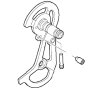 SHIMANO Kettenleitblech für RD-F800 SS-Type