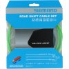 SHIMANO Schaltzug-Set Road polymerbeschichtet Grün